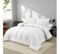 NORA HOME Couette 280x240 Hiver King Size Blanc Très Chaude en Fibre de Qualité 3D de 400 g/m² pour lit 2 Personnes. Toucher Pétale. Niveau Thermique Élevé 4,5/5. Certifiée Oeko-Tex 100 - Polar