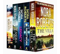 Nora Roberts 5 Books Collection Set (The Villa, Nightwork, Legacy, Angels Fall & Come Sundown)