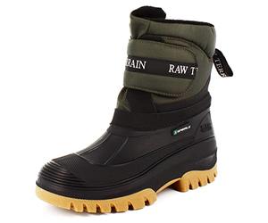 Nora Tommy, Bottes homme - Vert (Vert V.4/noir) - 45 EU