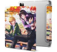 Noragami Yato Iki Hiyori Yukine Yukine Étui Pour Ipad Pro 2021 Avec Plumier, Résistant Aux Chocs, Veille/Réveil Automatique, Housse De Protection Transparente Pour Tablette 11 Pouces