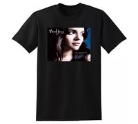 Norah Jones T Shirt Come Away with me Vinyl CD Cover Black L