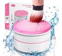 Norate Nettoyeur de pinceaux de maquillage électrique étanche IPX7, nettoyage en profondeur, cadeaux de Noël pour femmes, mamans, adolescentes