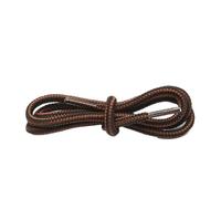 NORAZE 1 paire de lacets ronds en polyester à rayures bicolores de 4 mm pour chaussures de travail, bottes en cuir, lacets de chaussures 100/120/150 cm, 10 Rouge-brun-noir, 120