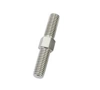 NORAZE M5 M6 M8 Filetage Gauche et Droit Double extrémité Tige filetée Positive et négative Barre de Goujon boulons vis 304 Acier Inoxydable (Size : M6x30mm-2pcs)