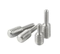 NORAZE Vis de Conversion M4 M5 M6 M8 M10 M12 M16 M20, filetage métrique, convertisseur à Double extrémité, boulon de réduction for adaptateur de caméra (Color : 10Pcs, Size : M10X25-M20X25)