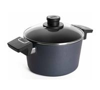 Norbert WOLL Diamond Lite - Marmite en fonte d'aluminium compatible avec tous les types de plaques de cuisson jusqu'à 250 °C - Diamètre : 28 cm - Contenance : 7,5 l - NB-DPI-128-L