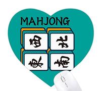 Nord - Est - Ouest Jeux de tapis de souris en forme de coeur