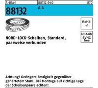 Nord-Lock rondelles collées A 4 NL 6 SS (6,5 x 10,8 x 2,2) A 4 S 200 pces