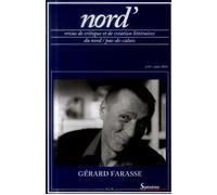 Nord'', n°63/Juin 2014 Gérard Farasse - PU Septentrion - Societe De Litterature Du Nord - broché - Revue
