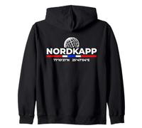Nord Norvège Coordonnées Souvenir Voyage Sweat à Capuche