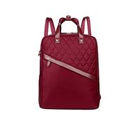 Nordace Beth - Sac à dos convertible - Sac à dos - 18, USB - Compartiment pour ordinateur portable 14,1" - Imperméable, rouge, 18 Lang
