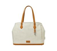 Nordace Siena Pro Tote Plus - Sac fourre-tout spacieux pour ordinateur portable de 15" pour le quotidien et les voyages, beige, Normal