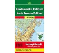 Nordamerika Physisch-Politisch 1 : 8 000 000 Planokarte