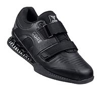Nordcore Chaussures d'Haltérophilie Force Black, de Powerlifting et de Bodybuilding, de Squat - Antidérapante, Noir, 40 EU