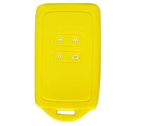 Nordecco Coque de clé en silicone pour Renault Symbioz 1.6 E-Tech 145 Iconic Techno Esprit Alpine Hybrid 2024 2025 avec télécommande (jaune)