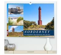 Norderney Spaziergang (hochwertiger Premium Wandkalender 2026 DIN A2 quer), Kunstdruck in Hochglanz: Die Königin der Ostfriesischen Inseln
