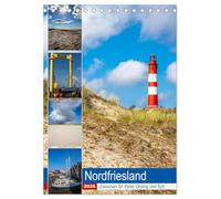 Nordfriesland, Zwischen St. Peter Ording und Sylt (Tischkalender 2026 DIN A5 hoch), CALVENDO Monatskalender: Fantastisches Reiseziel Nordfriesland
