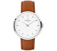 Nordgreen Infinity IN32SILEBRXX - Femme - 32 mm - Analogique - Quartz - Verre minéral
