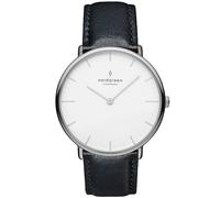 Nordgreen Native 40 mm NR40SILEBLXX - Homme - 40 mm - Analogique - Quartz - Verre minéral