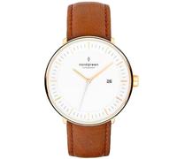 Nordgreen Philosopher PH40GOLEBRXX - Homme - 40 mm - Analogique - Quartz - Verre minéral