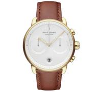 Nordgreen Pioneer PI42GOLEBRXX - Homme - 42 mm - Analogique - Quartz - Verre saphir