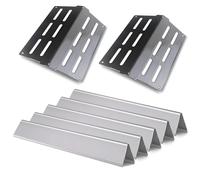 Nordic Bbq Store 7620 Flavorizer Bars 7622, 65505 Déflecteur de chaleur pour Weber Genesis Grill Parts E-310 E-320 E-330 S-330 Pièces de rechange pour brûleur de sear Pièce Flavor Bars Contrôle avant