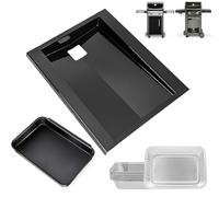 Nordic Bbq Store Bac à graisse 69803 pour barbecues Weber Spirit E-210, Spirit 200 Series avec boutons de contrôle avant, bac d'égouttement de rechange pour Weber 69803. 35,6 cm (L) x 31 cm (l) x 5,5