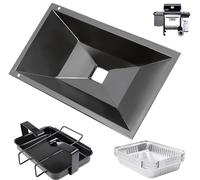 Nordic Bbq Store Bac à graisse 99251 avec porte-bac et 10 sacs d'égouttement pour Weber Genesis Silver A, Spirit 500, Spirit E-210, Spirit 200 Series avec commandes latérales