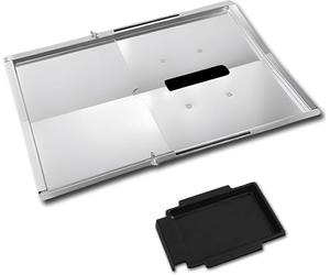 Nordic Bbq Store Bac à graisse réglable (30,5 à 45,7 cm) pour 2/3 brûleurs de Biltema, Lucifer, Napolean, Landmann et autres marques européennes, bac à graisse universel de rechange pour barbecue à