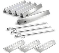 Nordic Bbq Store Barres aromatisantes 66795, brûleurs 67489 et déflecteur de chaleur 66040 pour Weber Genesis II 300/LX 300 Series, Genesis II E-310 E-315 S-335, pièces de gril en acier inoxydable