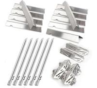 Nordic Bbq Store Ensemble de pièces de rechange pour grille Weber Genesis II 600 GS4 Series, E-610, S-610, LX E-640, LX S-640-11, 6 brûleurs et 6 déflecteurs de chaleur