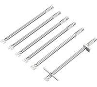 Nordic Bbq Store Ensemble de tubes de brûleur en acier inoxydable pour Weber Summit 400 Series (E-460, S-460, E-470, S-470) - Remplace 67557 - 4 brûleurs principaux, brûleurs sear et brûleur fumoir