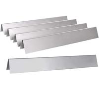 Nordic Bbq Store Lot de 5 barres aromatisantes en acier inoxydable 7534, 7535 pour Weber Genesis Silver A, Spirit 200 Series E/S200 E/S-210, Spirit 500 avec bouton de commande latéral, lot de 5 barres