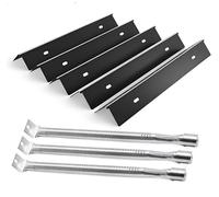 Nordic Bbq Store Pièces de rechange pour grills Napoleon Rogue 425 : brûleurs SS 304 et plaques de cuisson en porcelaine pour Phantom SE 425 RSIB, PRO 425 SIB, XT 425 SIB, modèles Napoleon Rogue 425