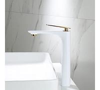 Nordic Black Copper countertop Basin Toilet Black Gold washbasin Wash Basin Basin Hot and Cold Water Faucet, Platinum High