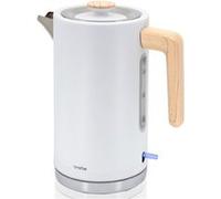 Nordic Bouilloire Électrique 1,7L Sans Fil, Ébullition Rapide Sans BPA, Base 360 Briebe KT1165WHT Blanc 1 G