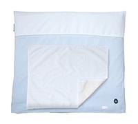 Nordic Coast Premium Matelas à langer, 80 x 70 cm, rayé Bleu/blanc
