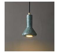 Nordic Copper Small Chandelier Modern Creative Marble Bedside Mini Chandelier for Restaurant Bar Cafe Living Room Indoor Light Modern LED Chandelier (Green b)