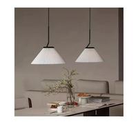 Nordic Cream LED Pendant Light For Living Room Kitchen Restaurant Chandelier Loft Hanging Lamp(Cold White,2heads)