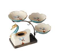 Nordic Creative S Dried Fruit Tray Home Coffee Table Snack Candy Tray Living Room Modern Tissue Box Decoration Ornaments