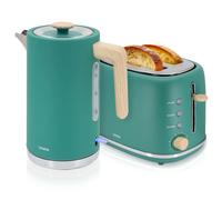 Nordic Ensemble Grille Pain 2 Fentes Larges, Bouilloire Électrique 1,7L sans BPA