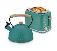 Nordic Ensemble Grille Pain 2 Fentes Larges, Bouilloire Sifflante Induction 2,3L