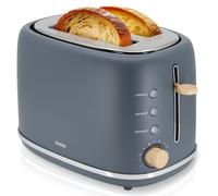 Nordic Grille Pain 2 Fentes, Tranches Larges, 6 Niveaux de Dorage, Décongélation