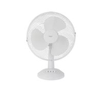 Nordic Home Culture Ventilateur de table Ø40 cm, 3 vitesses, blanc