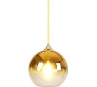 Nordic Home Decoration Gradient Glass Lamphade Chandelier E27 Postmodern Creative Lighting Mid Century Pendant Lamp pour Corridor Restauration de la Chambre à Coucher
