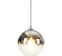 Nordic Home Decoration Gradient Glass Lamphade Chandelier E27 Postmodern Creative Lighting Mid Century Pendant Lamp pour Corridor Restauration de la Chambre à Coucher