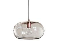 Nordic Industrial Style Chandelier E27 Screw Glass Hanging Lamp Shade | Flush Mount Ceiling Light Fixtures for Living Dining Room, and Bar Decoration(B)