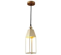 Nordic Industry Square Metal Pendant Lighttures and Window Fer Whited Fer Sanging Lightture for Kitchen Island Cafe Restaurant Living Room en Chine