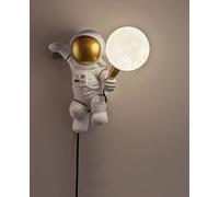 Nordic LED personnalité astronaute lune chambre d'enfant lampe murale bureau chambre étude balcon Aisle lampe décoration - Pas de source de lumière #1