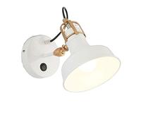 Nordic LED Wall Lamp Modern Wrought Iron Sconce Adjustable White Wall Lights With Push Button Switch Bedroom Bedside Lighting E27 Creative Net Red Bathroom Mirror Headlig